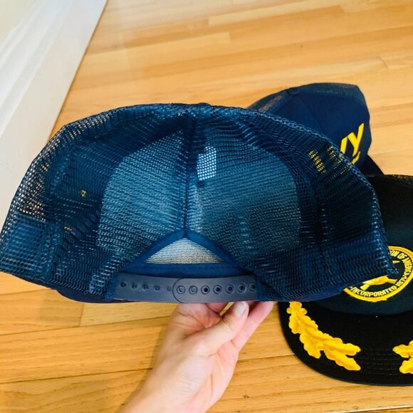 Lot of 3 Trucker NAVY Hats Caps and 1 NRA Hat - Picture 12 of 13